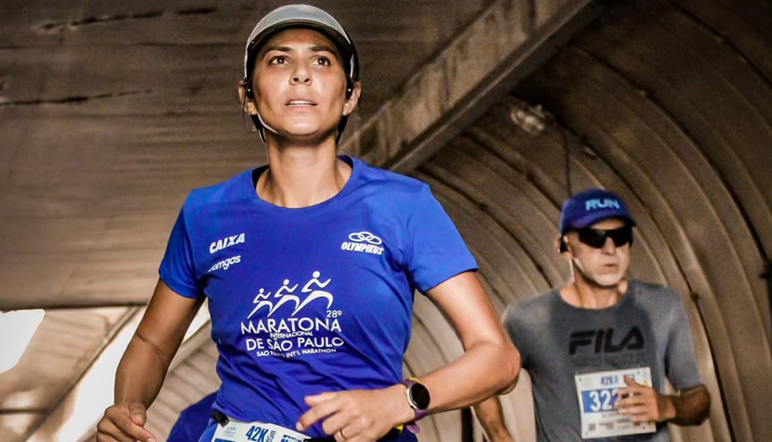 Aluna de Educação Física a distância do Unis participa da 28ª Maratona Internacional de São Paulo